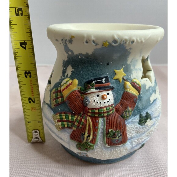 Lang Candle Melting winter magic  Wax Warmer Snowman Christmas Bird - Picture 2 of 6